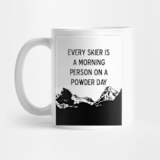 Ski Powder Mountains Mug